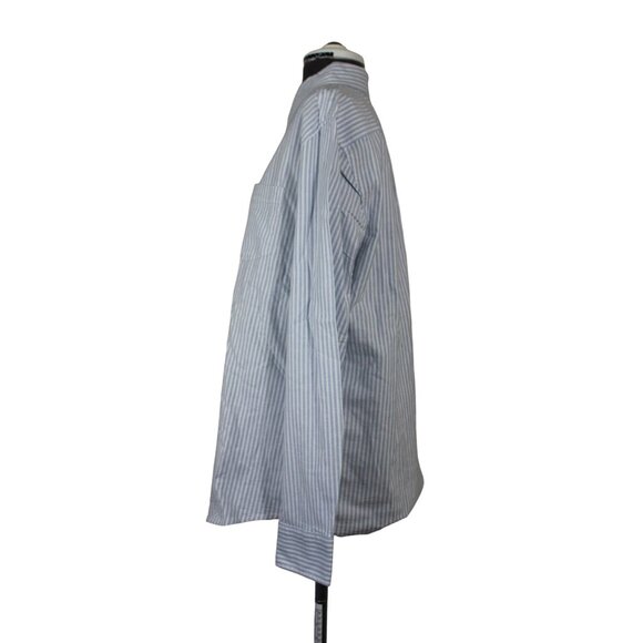 Gap men's striped button down collar button front classic Oxford shirt - Picture 2 of 11